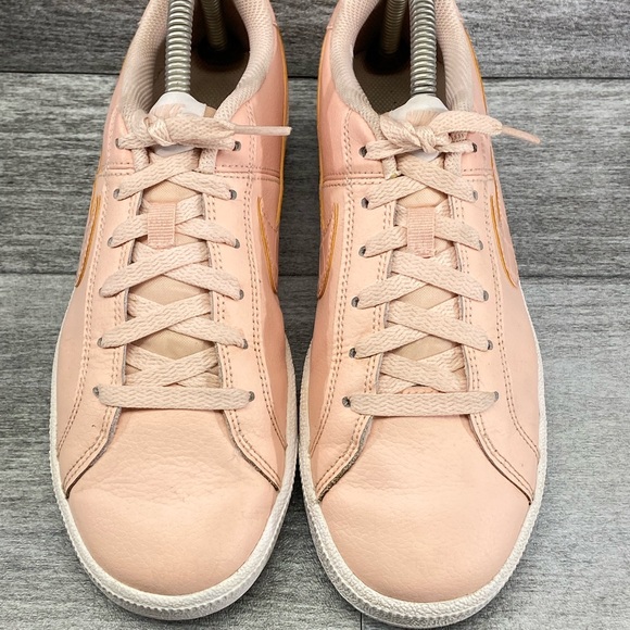 Nike Court Royale Coral Pink Womens 8 Tennis Shoes Preowned 749867-604 Leather - Picture 12 of 14
